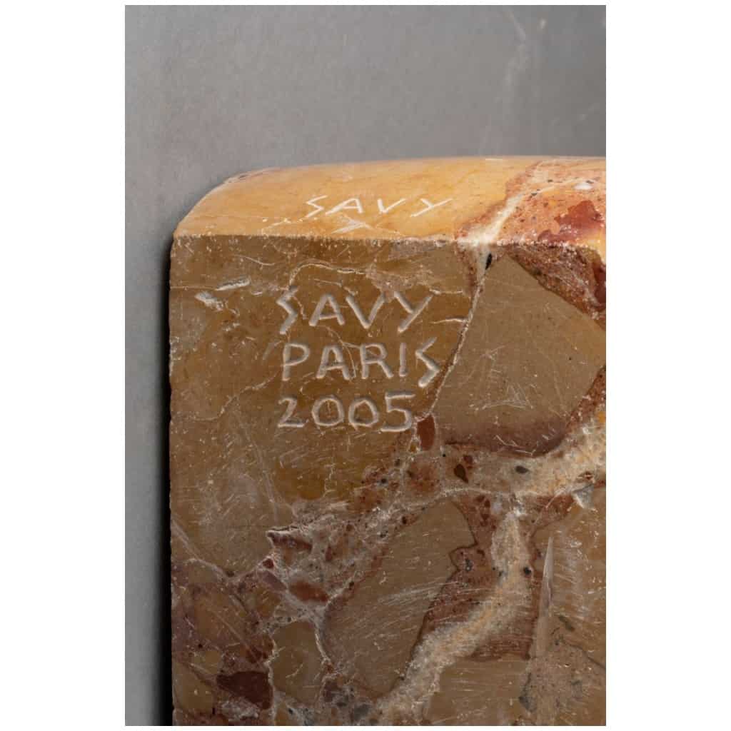 Sculpture En Marbre brèche d’Alep De Savy 6