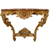 Console en bois sculpté et doré d’époque Régence, début du XVIIIème siècle 9