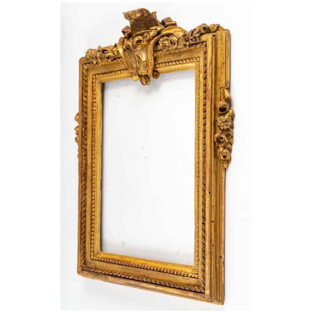 Frame In Golden Carved Wood, Louis Period XVI 7