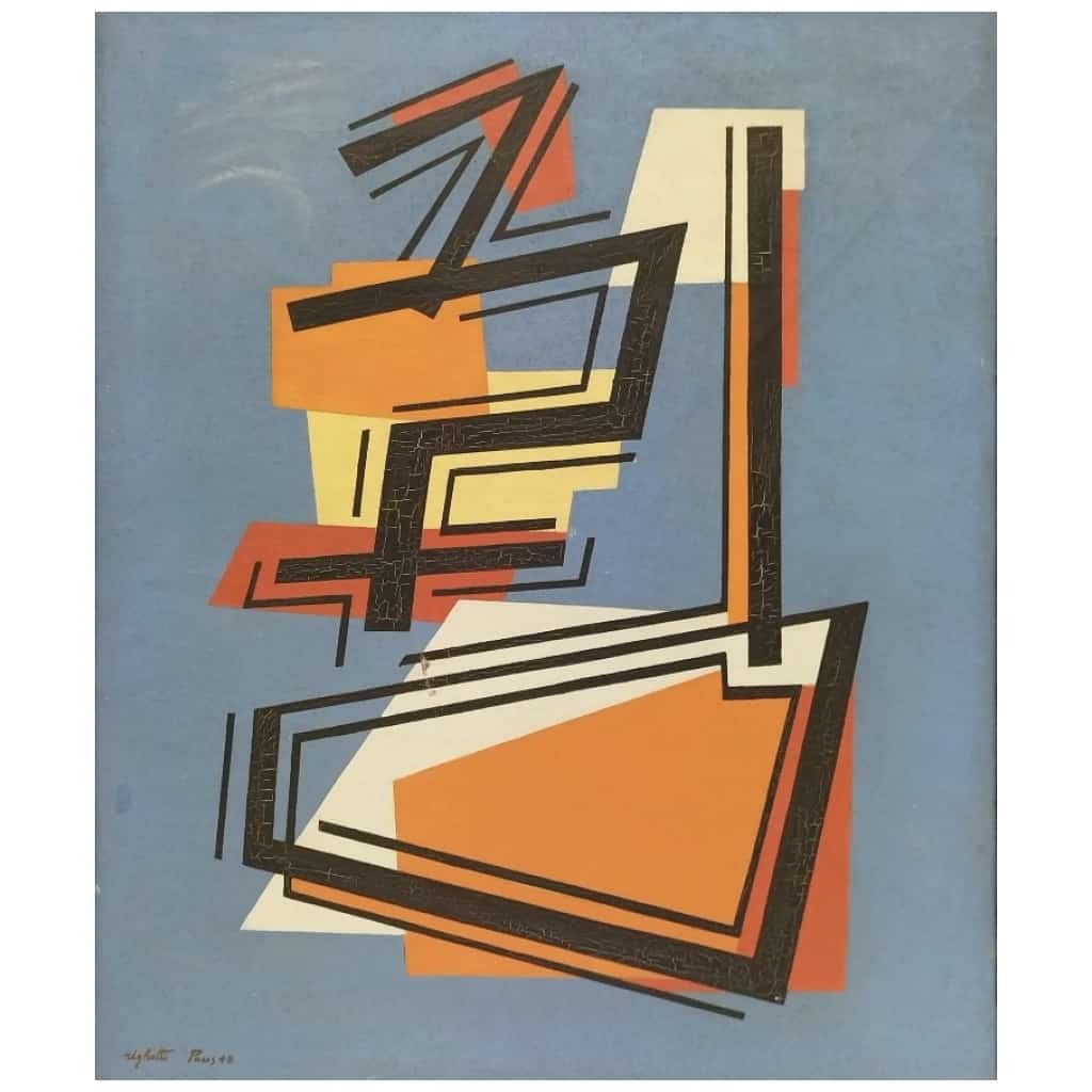 Renato Righetti, “Flying Spirit”, mid-20th century period 4