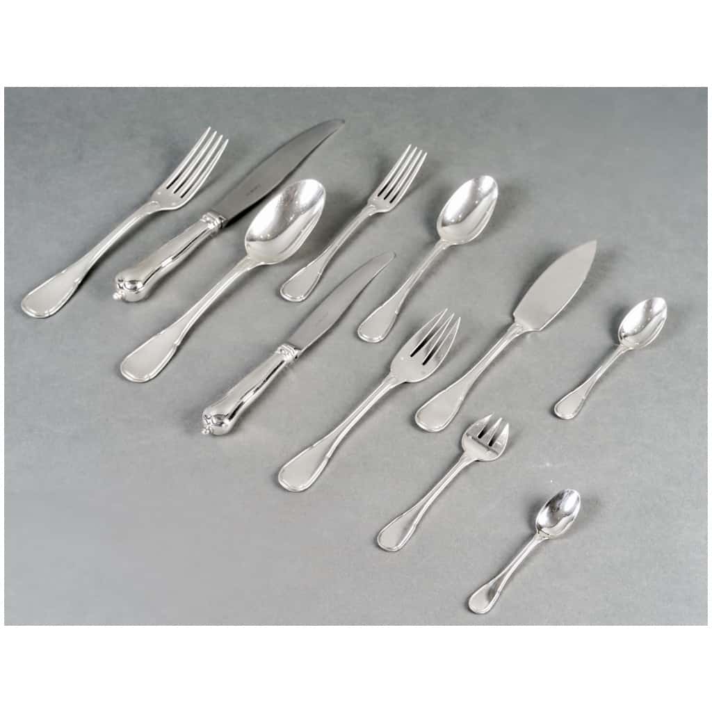 Puiforcat – Noailles Sterling Silver Cutlery Set – 145 Pieces 24