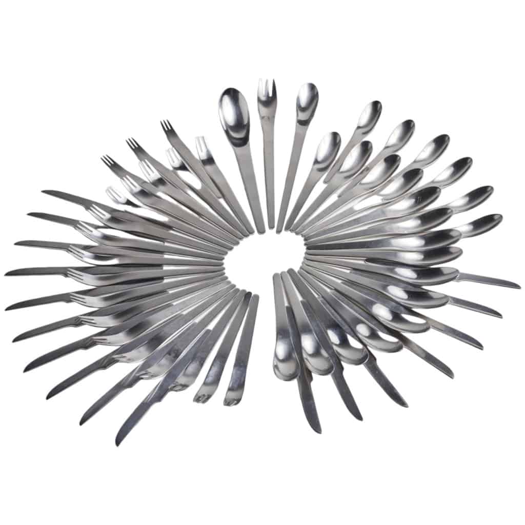Arne Jacobsen (1902-1971) Editeur Georg Jensen, 1957 ménagère 3