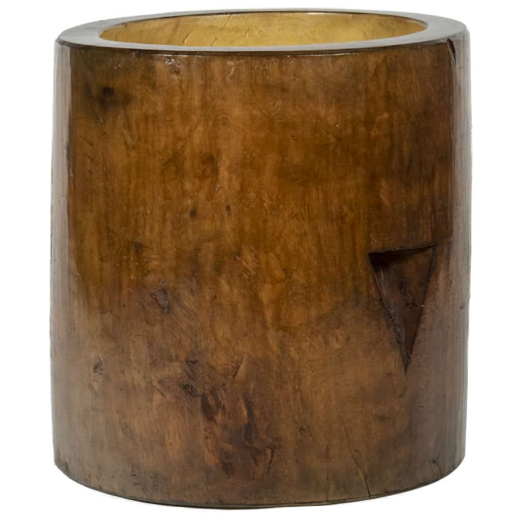 Mortar, or empty-pocket, in fruit wood, 1950s 3