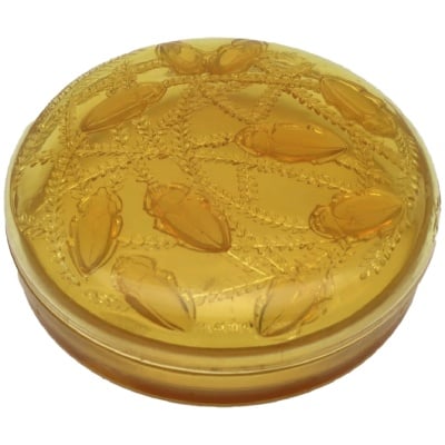 René Lalique: “CLEONES” Box Tinted Yellow