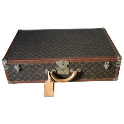 Antique Louis Vuitton Monogram Steamer Trunk Coffee Table For Sale at  1stDibs  vintage louis vuitton trunk coffee table, louis vuitton steamer  trunk, louis vuitton furniture