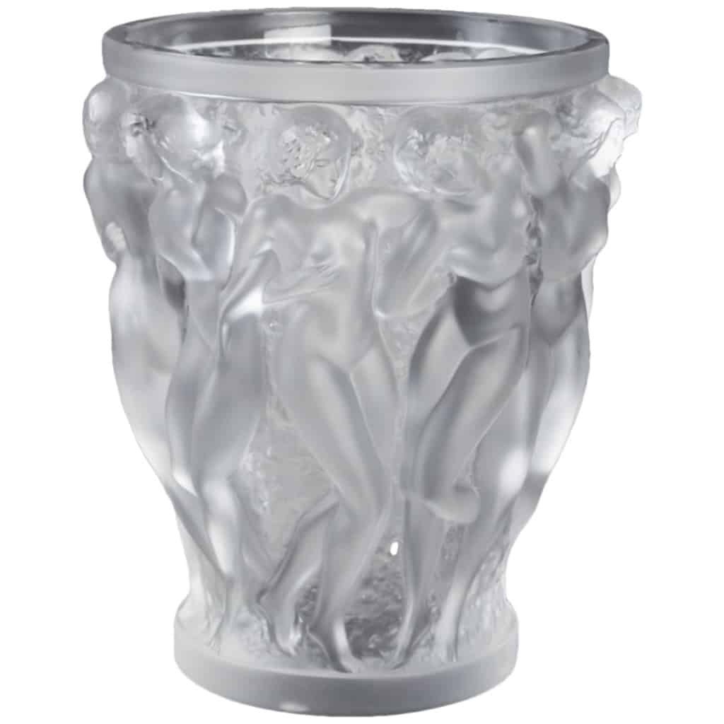 Lalique France : Vase « Bacchantes » 3