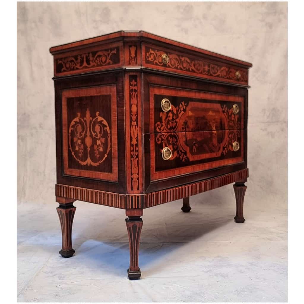 Louis Style Italian Dresser XVI – Rosewood – 20th 5