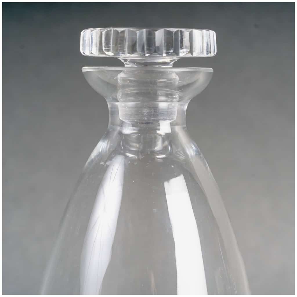 1930 René Lalique – Carafe Art Déco Modèle Inconnu Verre Blanc 5