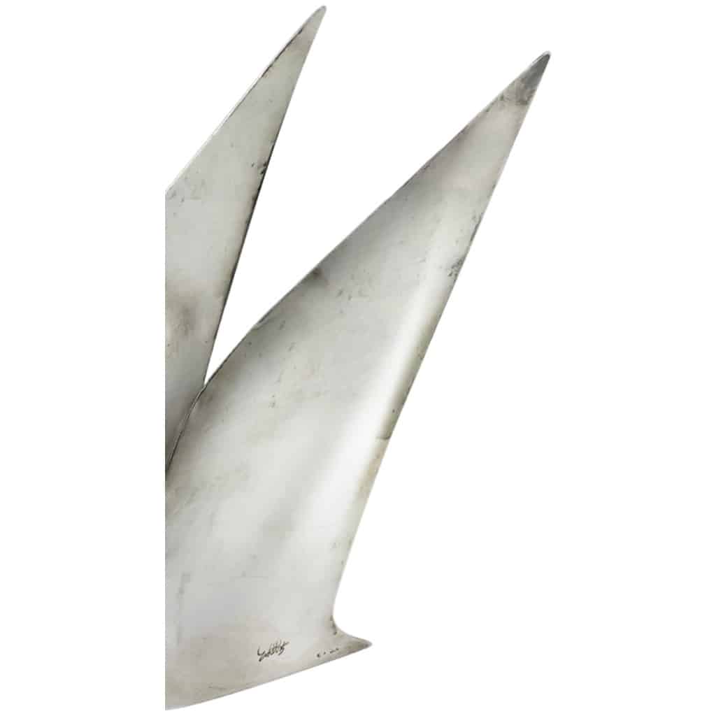 GIO PONTI (1891 – 1979): Swan in sterling silver 5