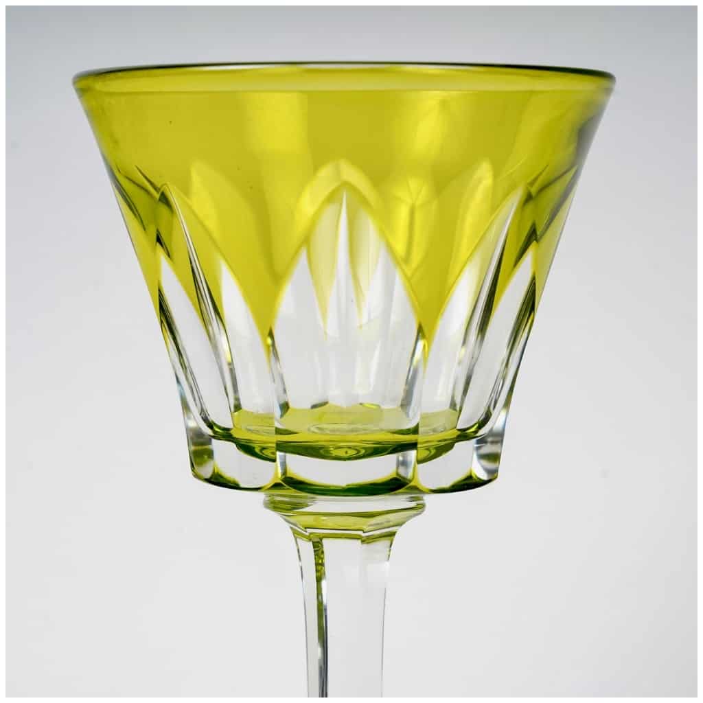 Baccarat – Service De Verres Caracas Cristal Taillé De Couleur 5