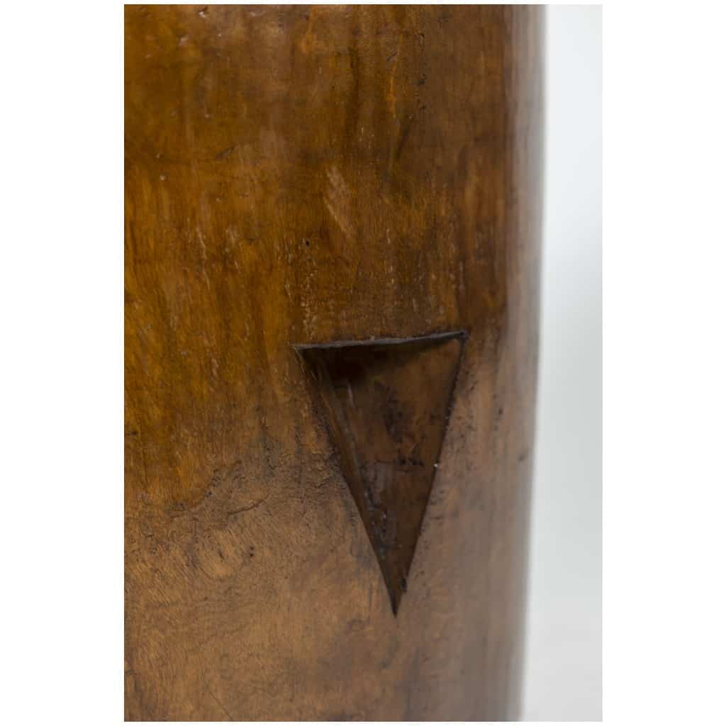 Mortier, ou vide-poche, en bois fruitier, années 1950 7