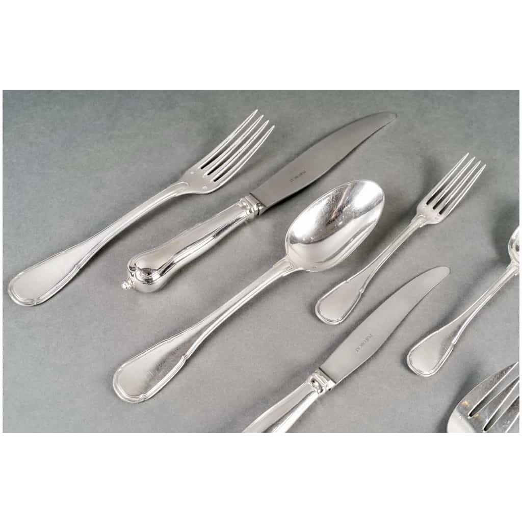 Puiforcat – Noailles Sterling Silver Cutlery Set – 145 Pieces 20