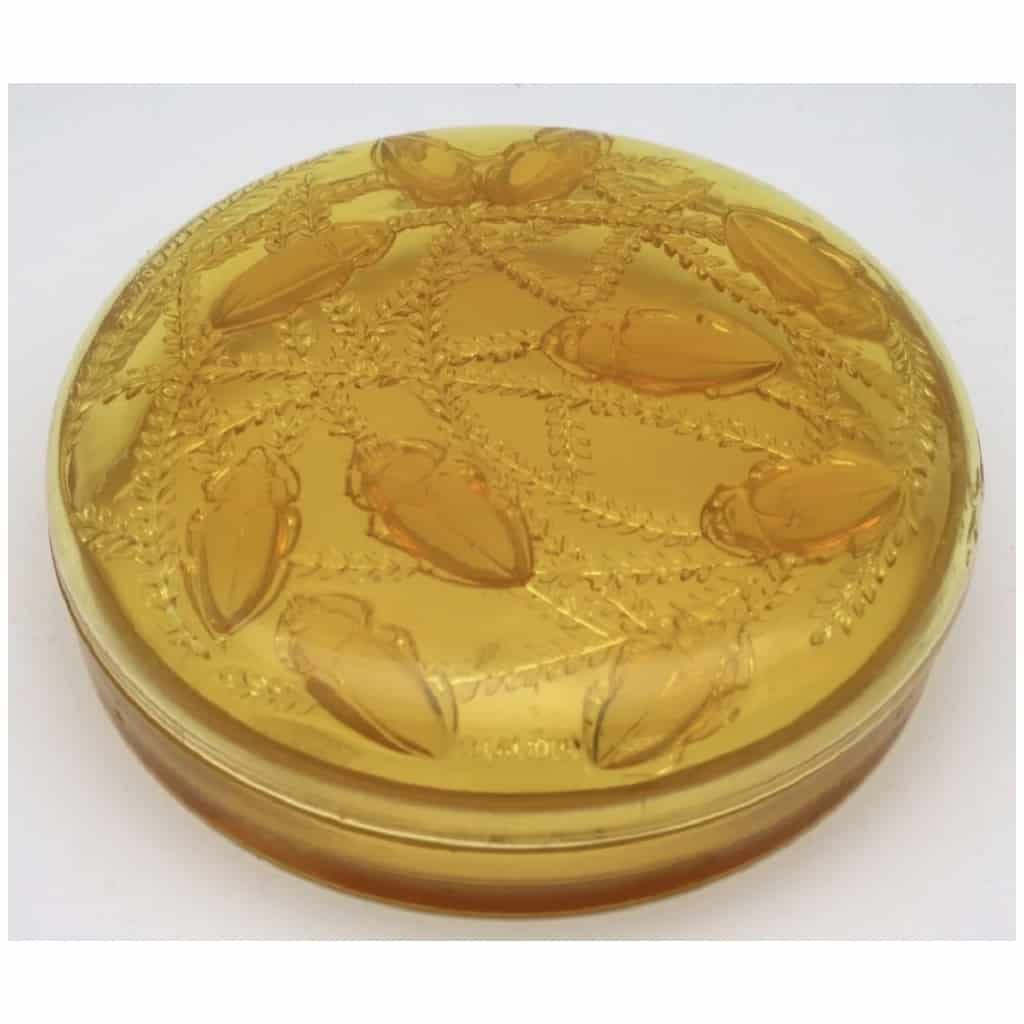 René Lalique: “CLEONES” Box Tinted Yellow 6