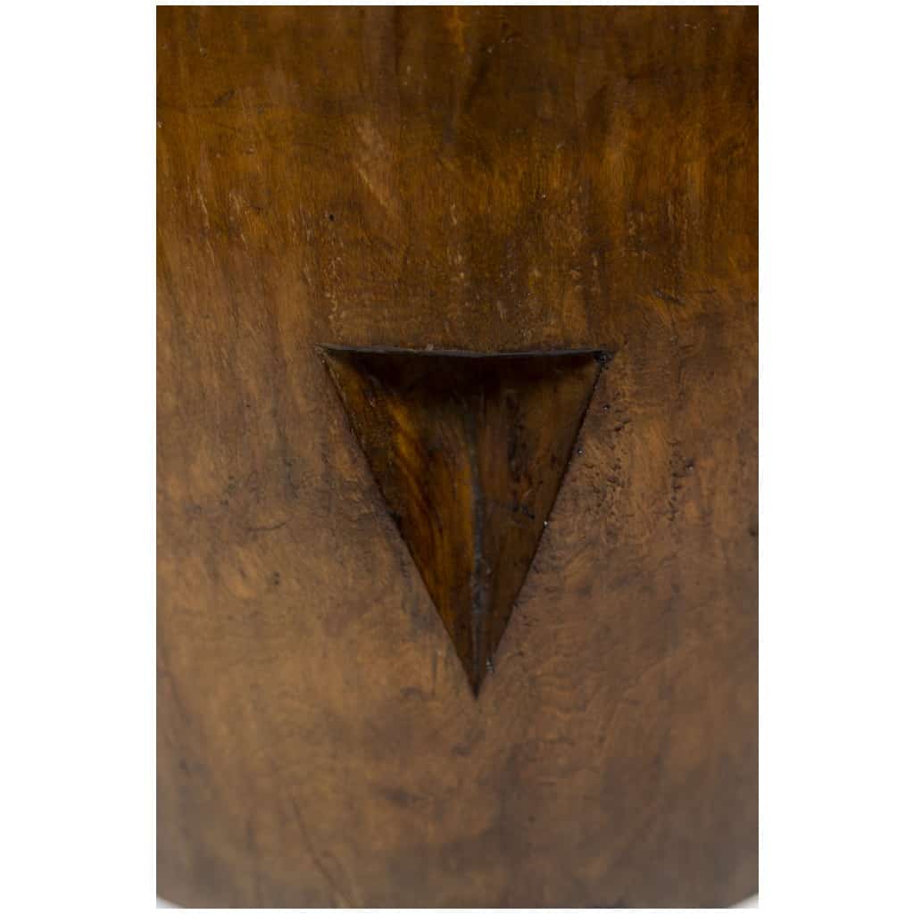 Mortier, ou vide-poche, en bois fruitier, années 1950 8