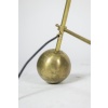 Lampadaire en tôle perforée et laiton doré, années 1960 15