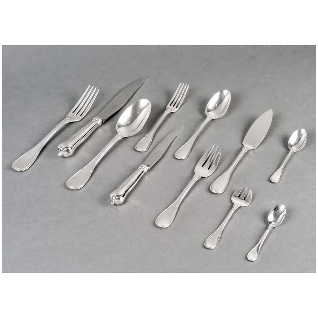 Puiforcat – Noailles Sterling Silver Cutlery Set – 145 Pieces 23
