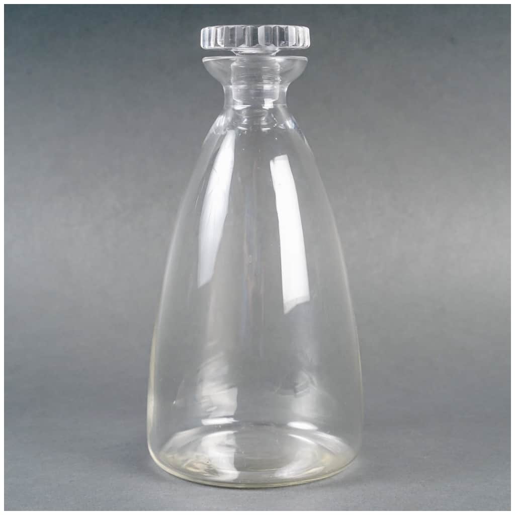 1930 René Lalique – Carafe Art Déco Modèle Inconnu Verre Blanc 3