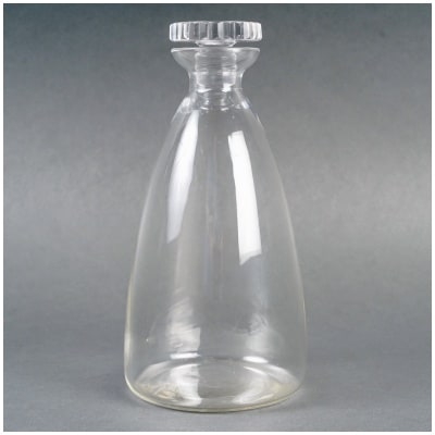 1930 René Lalique – Carafe Art Déco Modèle Inconnu Verre Blanc