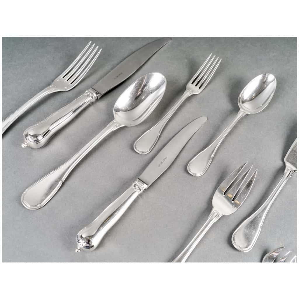 Puiforcat – Noailles Sterling Silver Cutlery Set – 145 Pieces 21