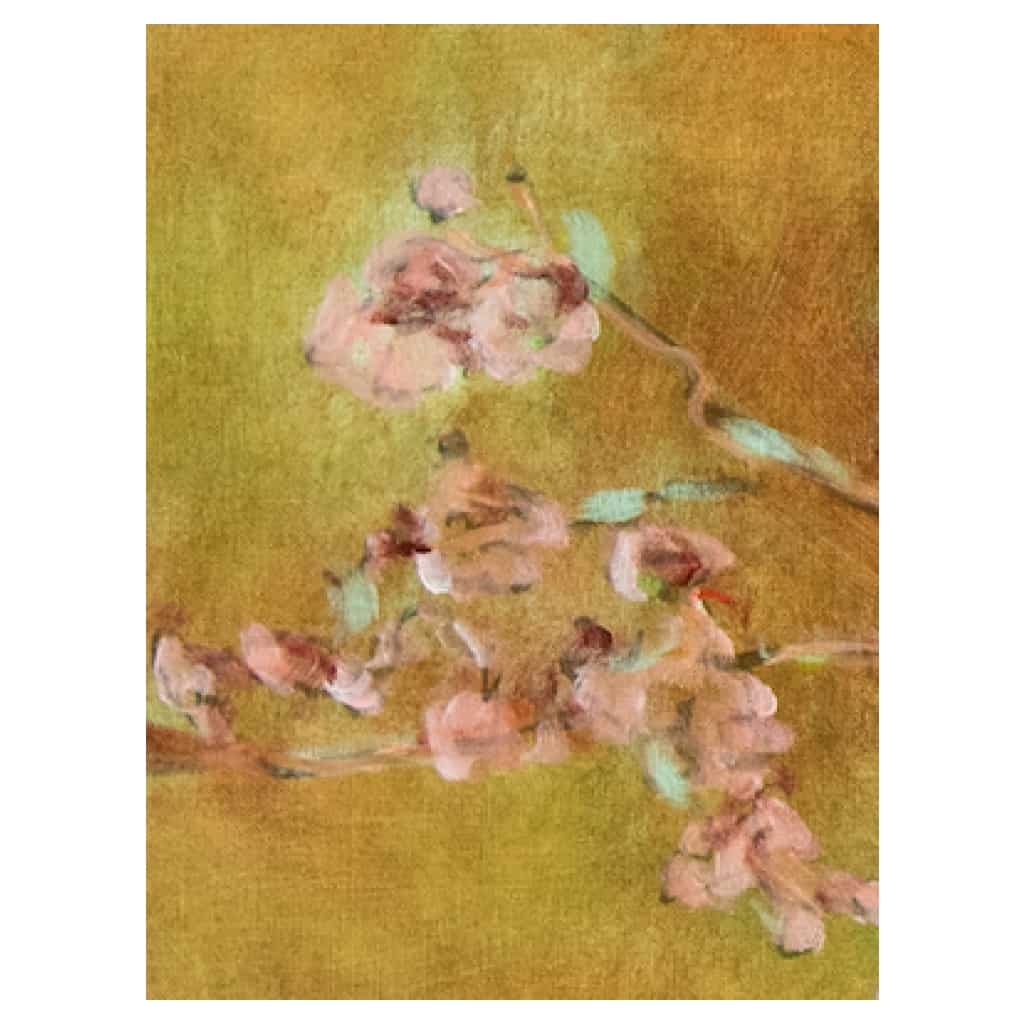 Tableau à l’huile intitulé « Les Fleurs du Bien n°22 » du peintre Isabelle Delannoy 7