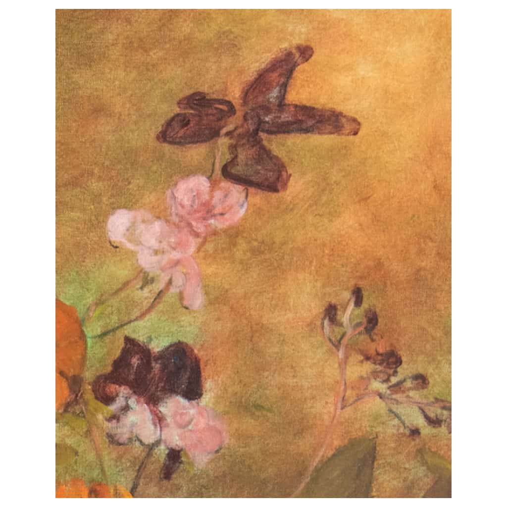 Tableau à l’huile intitulé « Les Fleurs du Bien n°22 » du peintre Isabelle Delannoy 4