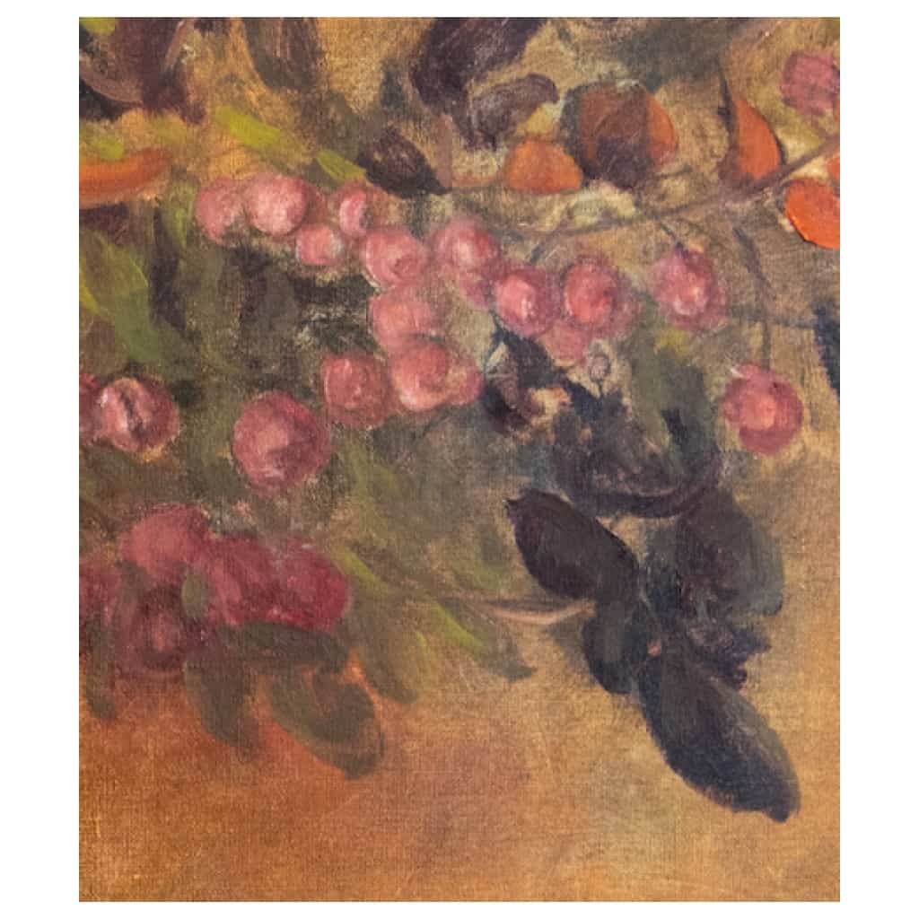 Tableau à l’huile intitulé « Les Fleurs du Bien n°20 » du peintre Isabelle Delannoy 5
