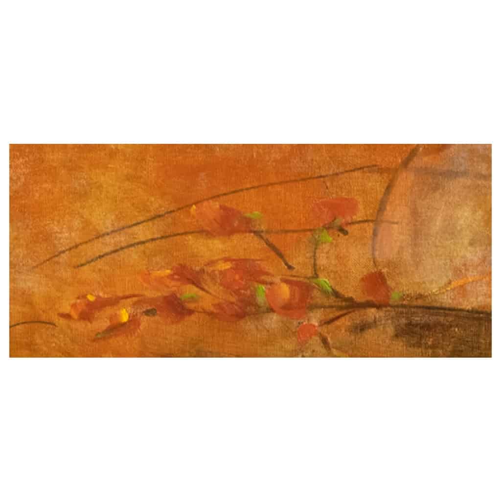 Tableau à l’huile intitulé « Les Fleurs du Bien n°20 » du peintre Isabelle Delannoy 4