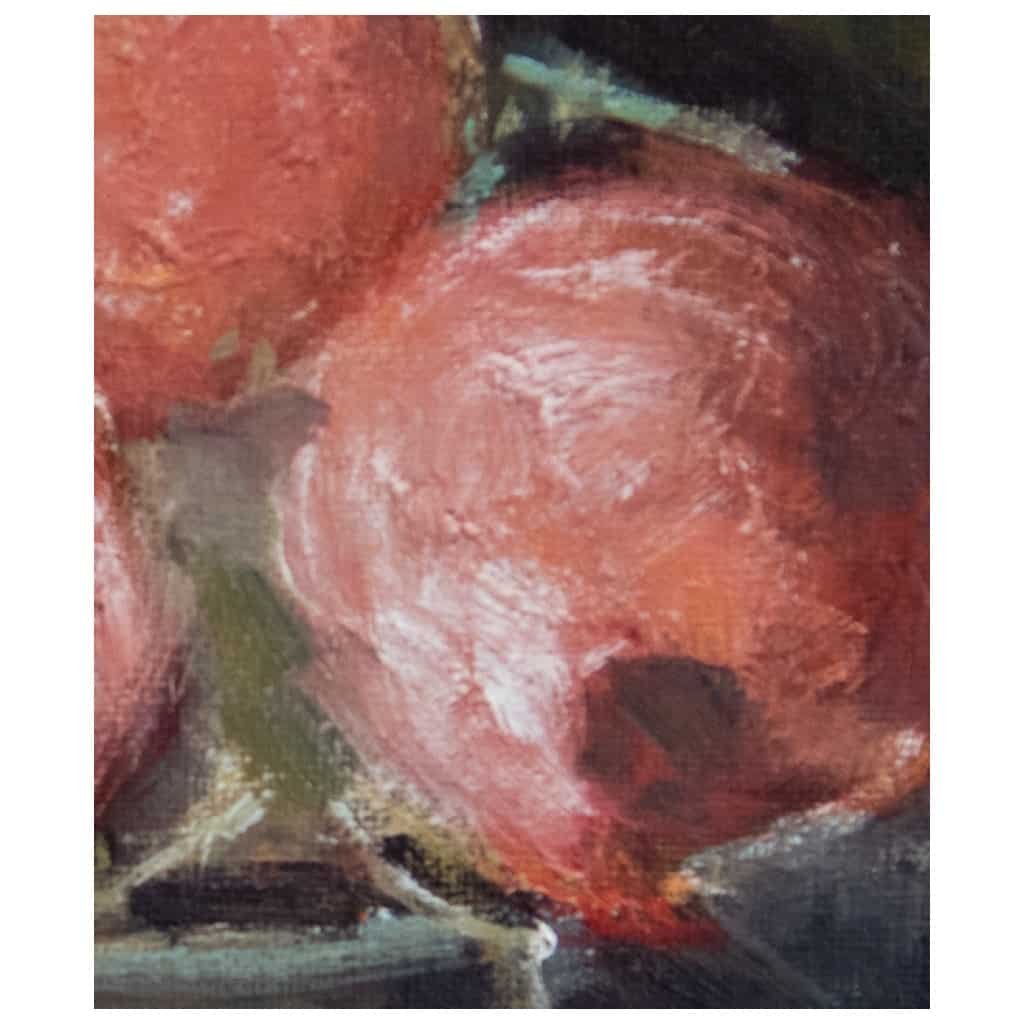 Tableau à l’huile intitulé « Les Fleurs du Bien n°1 » du peintre Isabelle Delannoy 5