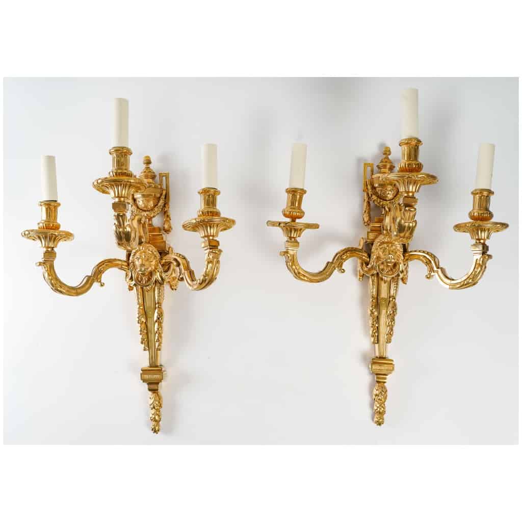 Pair of Louis style sconces XVI. 3