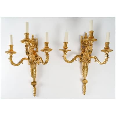 Pair of Louis style sconces XVI.