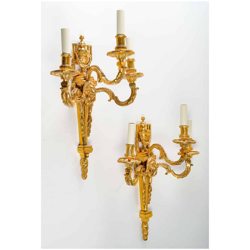 Pair of Louis style sconces XVI. 4