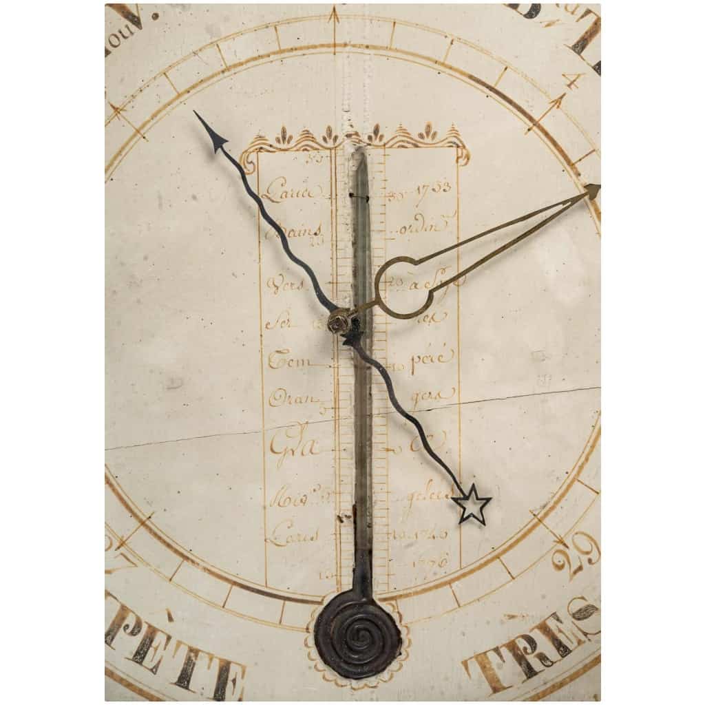Louis period barometer - thermometer XVI (1774 – 1793). 5