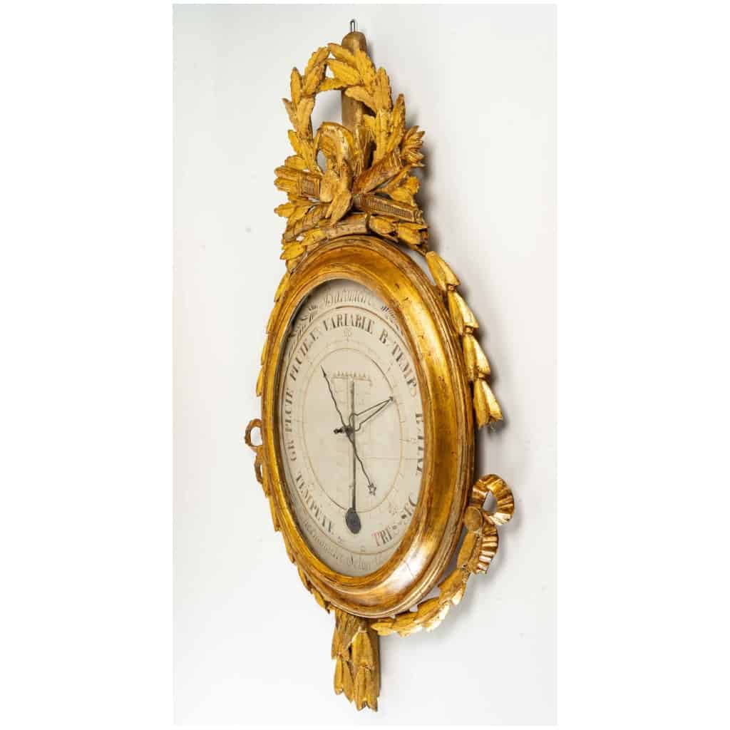 Louis period barometer - thermometer XVI (1774 – 1793). 7