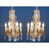 Paire de lustres de style Louis XV. 10