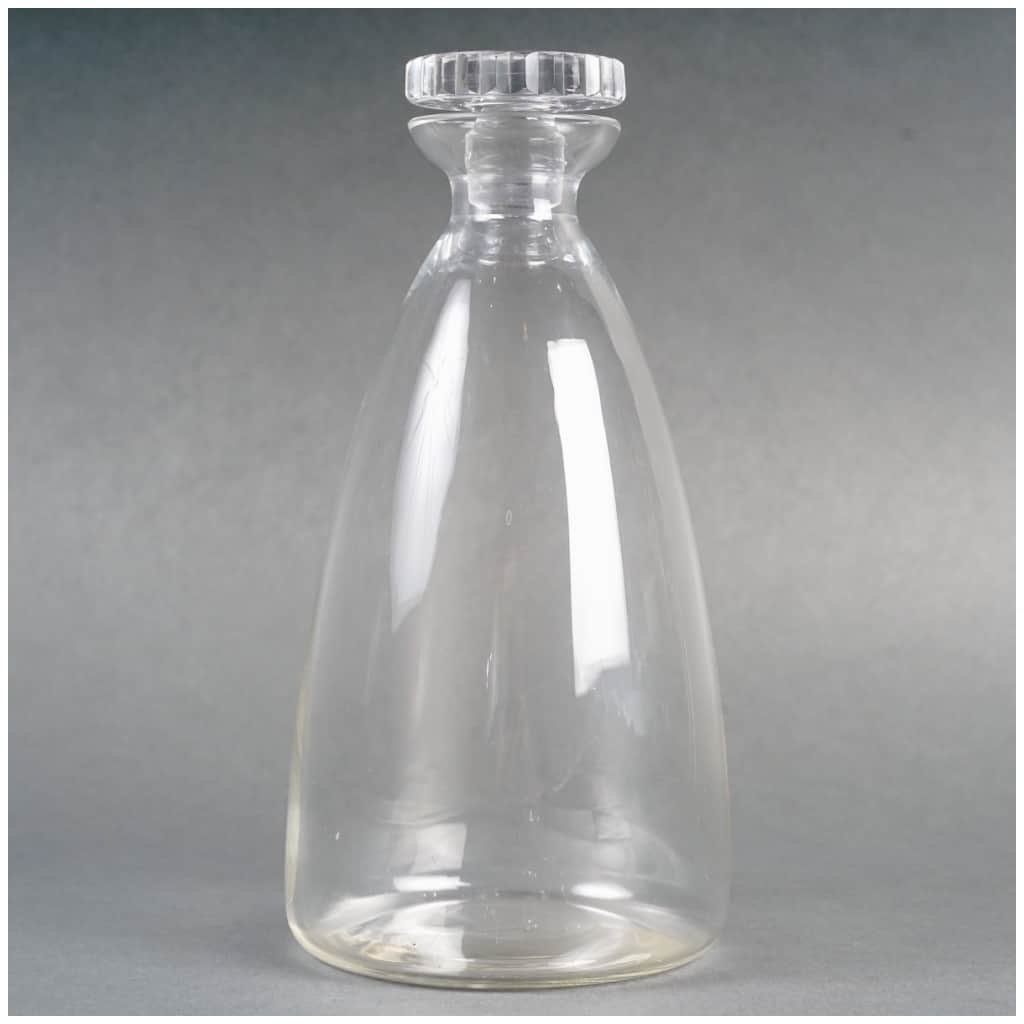 1930 René Lalique – Art Deco Carafe Unknown Model White Glass 4