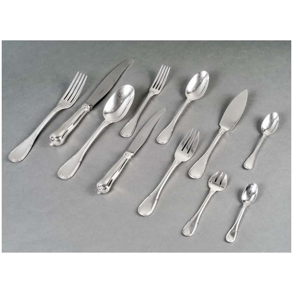 Puiforcat – Noailles Sterling Silver Cutlery Set – 145 Pieces 19
