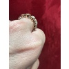 Bague demi alliance ,or 18 carat , sertie 7 Diamants » taille ancienne «  16