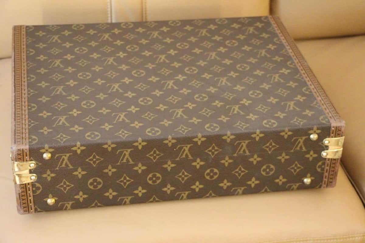20th Century Louis Vuitton Briefcase Classic Monogram Canvas '80s