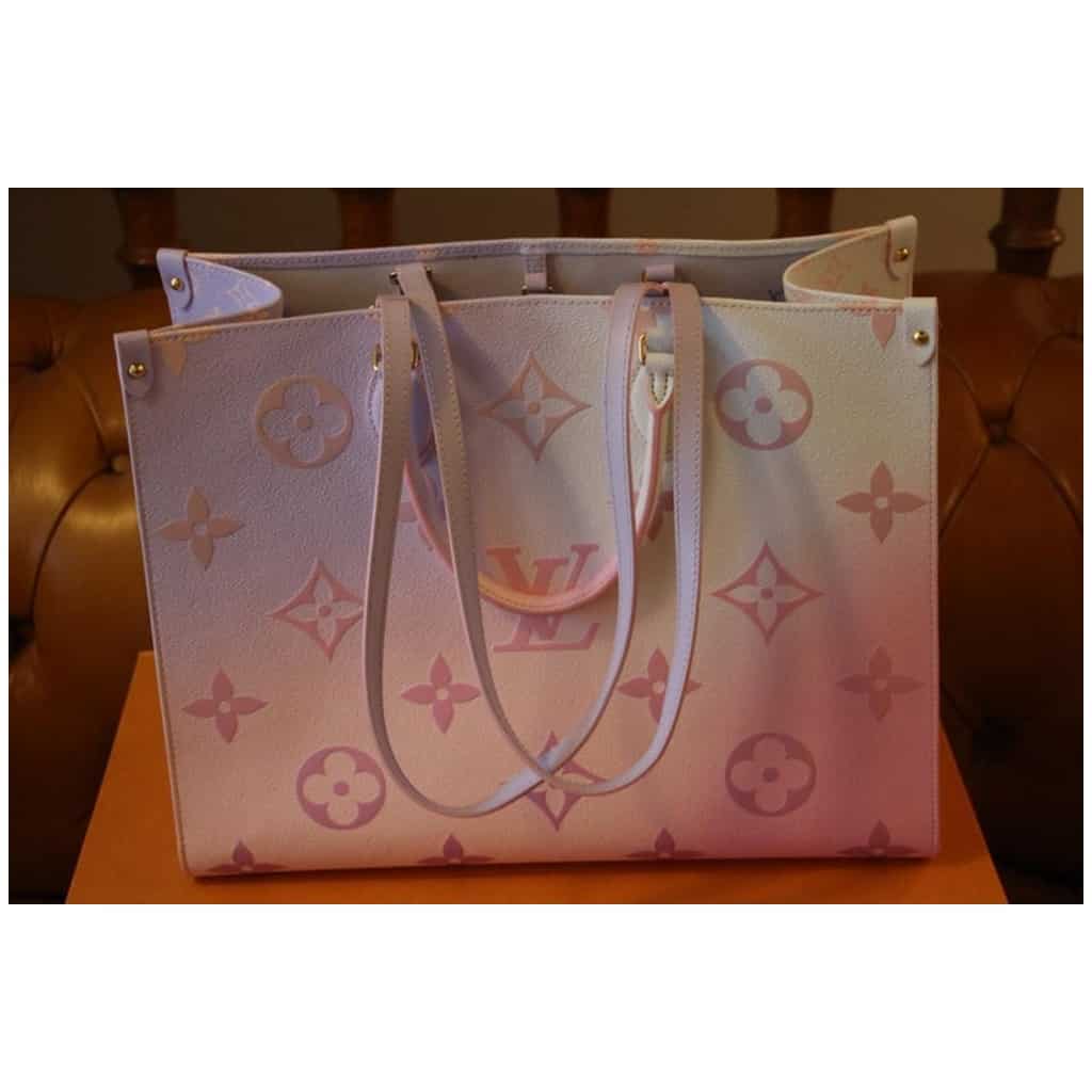 Louis Vuitton Pink And Lavender Gradient Coated Canvas OnTheGo PM