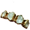 Bague demi alliance ,or 18 carat , sertie 7 Diamants » taille ancienne «  13