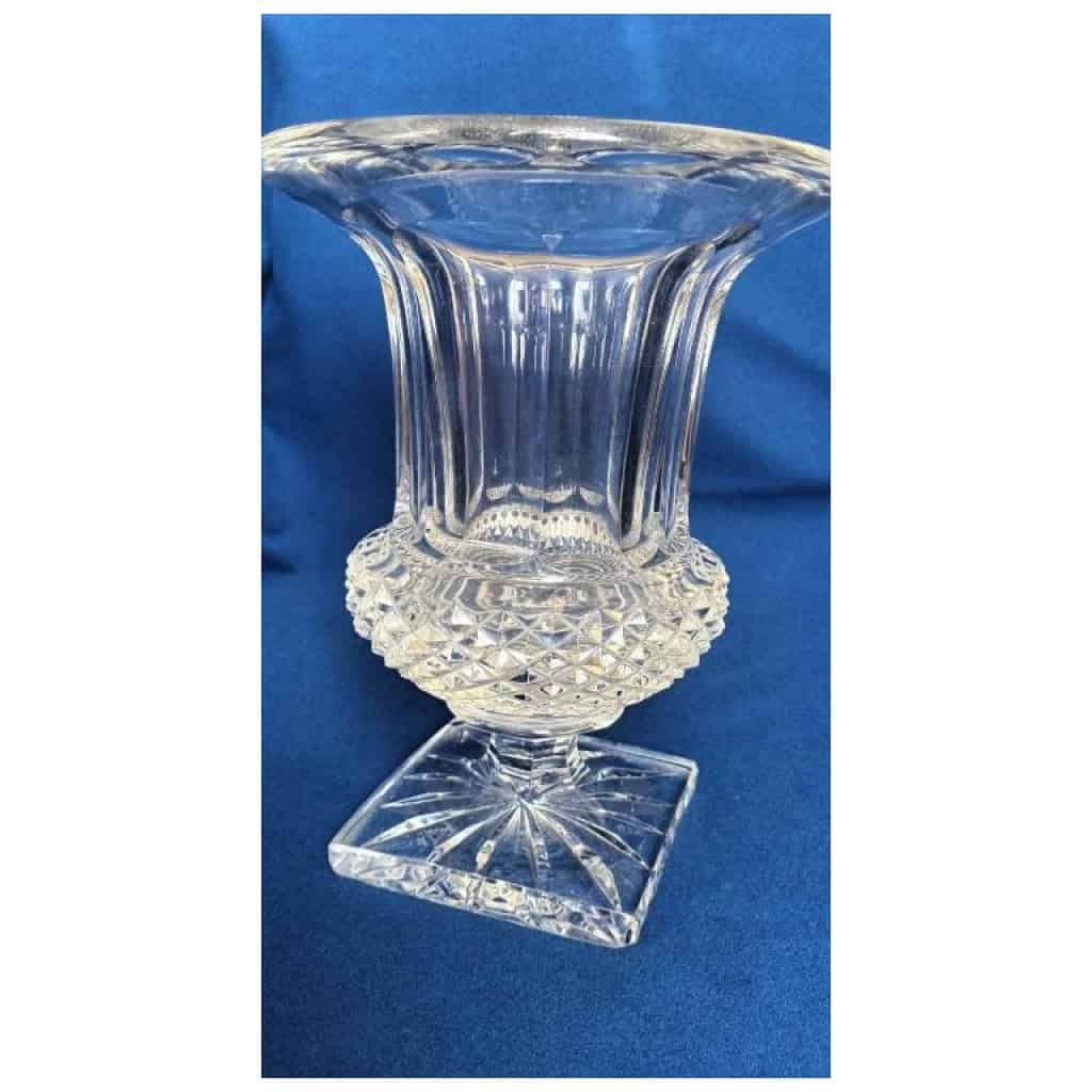 VASE EN CRISTAL SAINT LOUIS MODÈLE VERSAILLES. signé ) VENDU 4