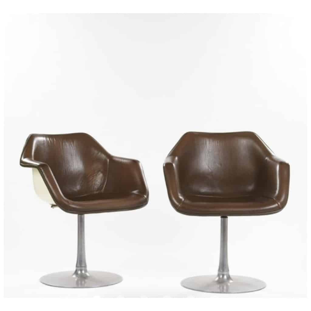 Pair of armchairs by Robin Day, circa 1960 3