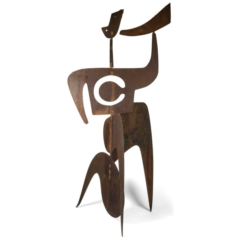 Sculpture entitled “Bugler the trumpet”, Contemporary work 3