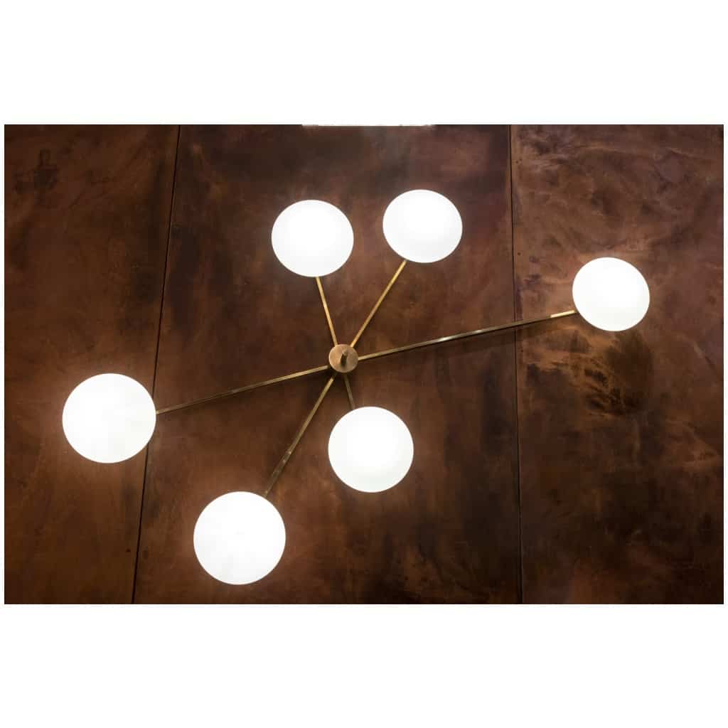 Wall lamp, or suspension, with six sconces, contemporary work 4