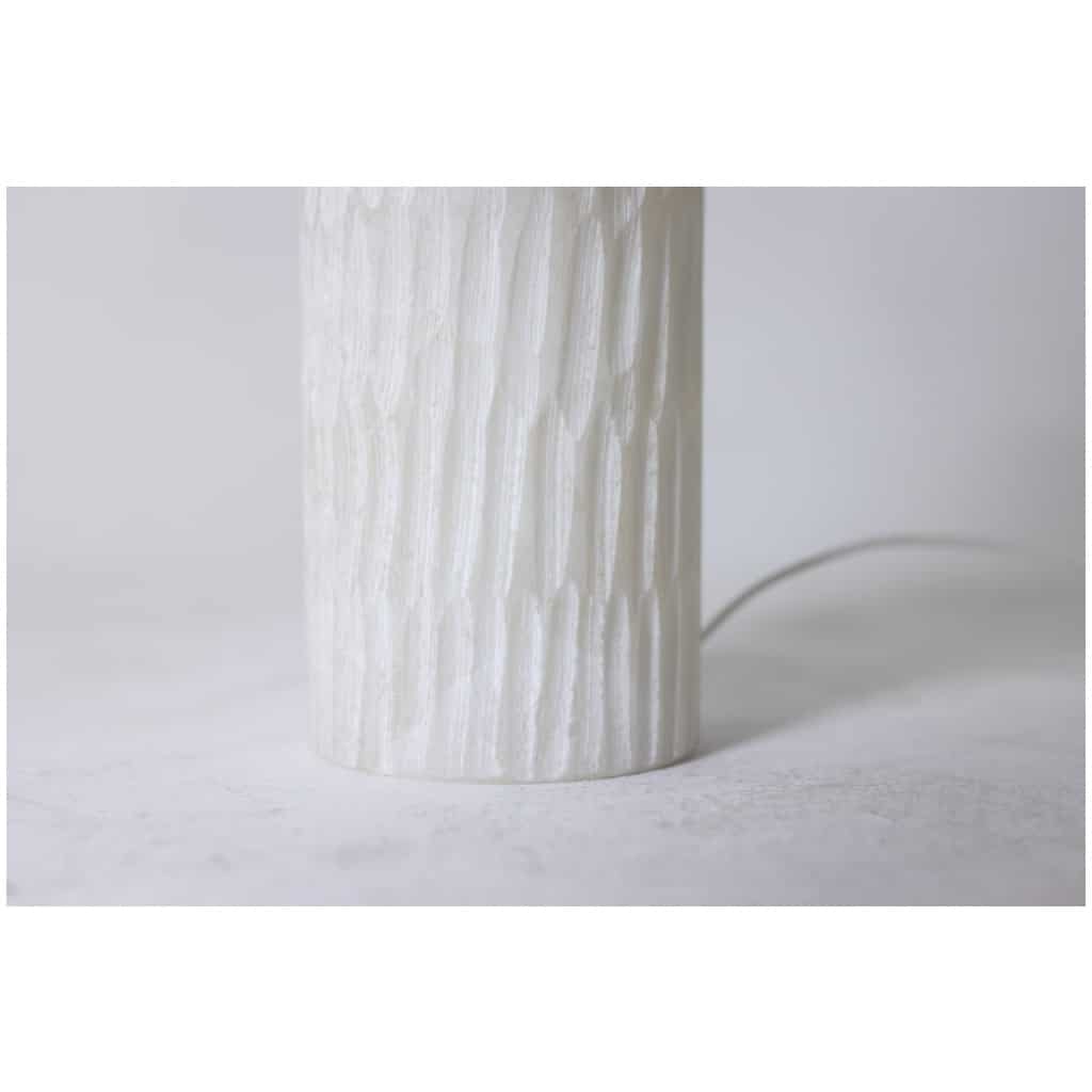 Pair of alabaster lamps, contemporary work 5