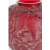 René Lalique : Vase « Perruches » rouge 12