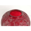 René Lalique : Vase « Perruches » rouge 13