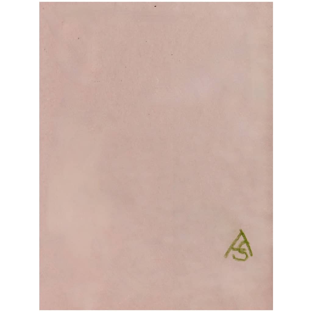 Anna Sylverberg, pastel à l’huile, série de nus, monogramme AS, 1962. 7