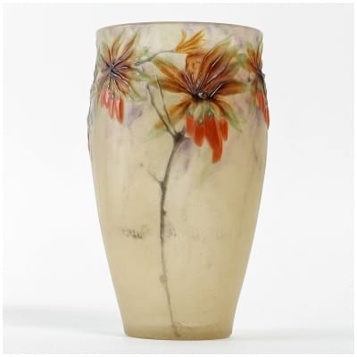 1917 Gabriel Argy Rousseau – Vase Lyciet De Barbarie Pâte De Verre