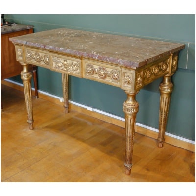 Large Console Louis XVI. 18th century.